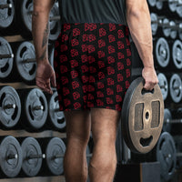 Men's Athletic Long Shorts "Diamond allover Print"