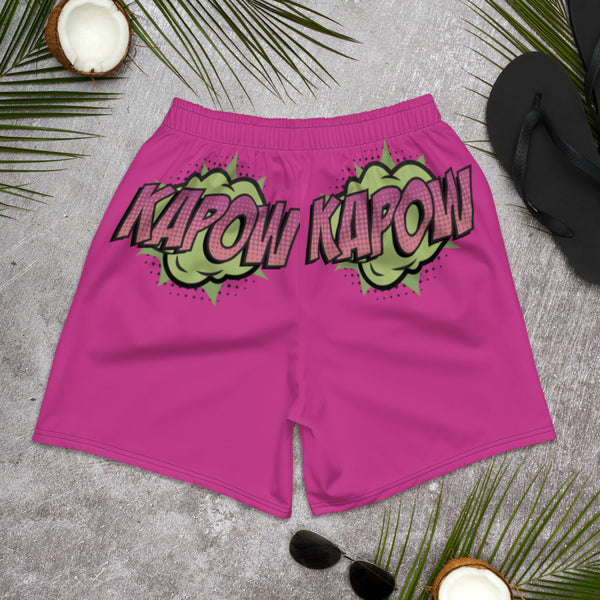 Men's Athletic Long Shorts "Pink Shorts"