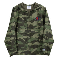 Embroidered Champion Packable Jacket "Champion Drip"