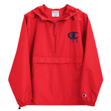 Embroidered Champion Packable Jacket "Champion Drip"