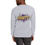 Men’s Long Sleeve Shirt "What!?"